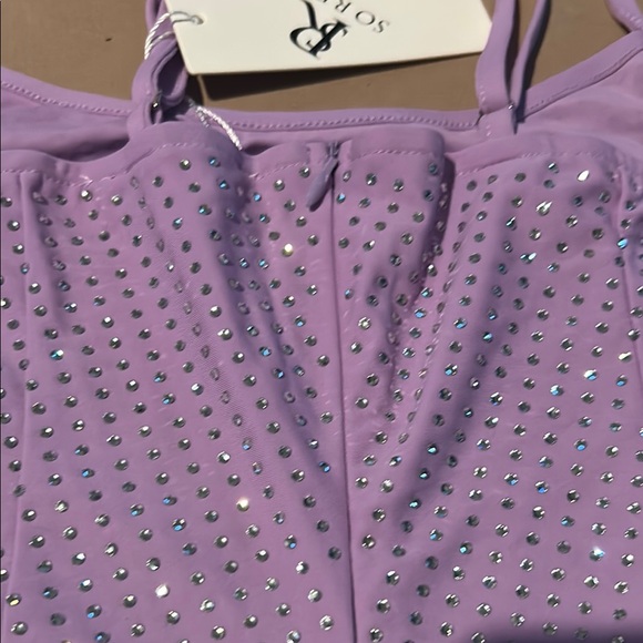 Purple Rhinestone Women's Intimate Set - Picture 8 of 8